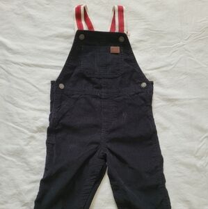 Carter’s overalls in Black Pinwhale Cord Size 24M